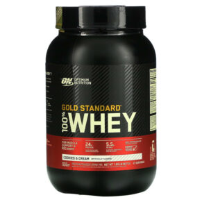 Optimum Nutrition Gold Standard 100% Whey Cookies & Cream 1.84 lb (837 g) 748927028638