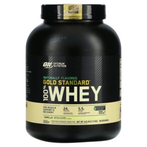 Optimum Nutrition Gold Standard 100% Whey Naturally Flavored Vanilla 4.8 lb (2.17 kg) 748927052671