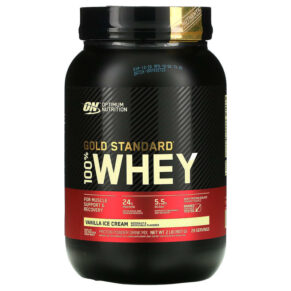 Optimum Nutrition Gold Standard 100% Whey Vanilla Ice Cream 2 lb (907 g) 748927028652