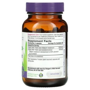 Oregons Wild Harvest Milk Thistle 90 Vegan Capsules 706195000190