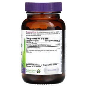 Oregons Wild Harvest Saw Palmetto 90 Vegan Capsules 706195000534