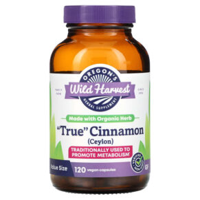 Oregons Wild Harvest True Cinnamon (Ceylon) 120 viên 706195106014