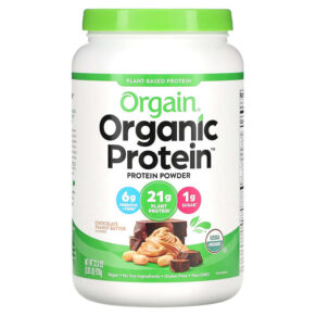 Orgain Organic Protein Powder Plant Based Chocolate Peanut Butter 2.03 lb (920 g) 851770006026