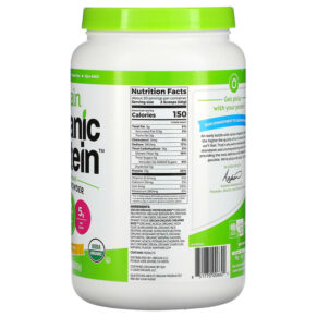 Orgain Organic Protein Powder Plant Based Peanut Butter 2.03 lb (920 g) 851770006620