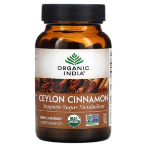 Organic India Ceylon Cinnamon 90 viên 801541512584