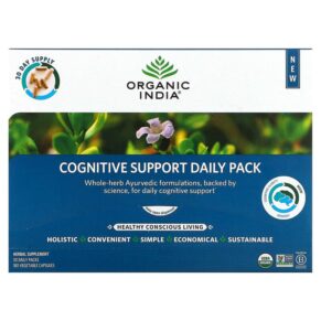 Organic India Cognitive Support Daily Pack 30 Daily Packs 180 viên 850021635206