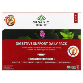 Organic India Digestive Support Daily Pack 30 Daily Packs 180 viên 850021635190