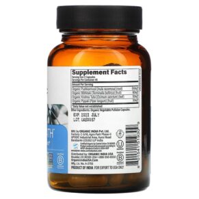 Organic India Full Breath Respiratory Support 90 Veg Caps 801541519309