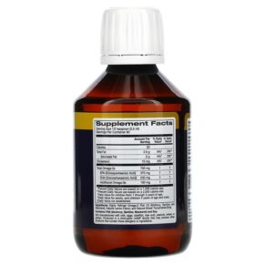 Oslomega Norwegian Kids Omega-3 Fish Oil Natural Lemon Flavor 6.7 fl oz (200 ml) 898220013883