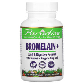 Paradise Herbs Bromelain+ 60 viên 601944777562