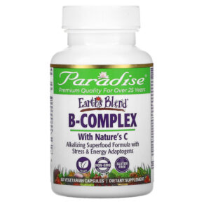Paradise Herbs Earth's Blend B-Complex + Nature's C 60 viên 601944778668