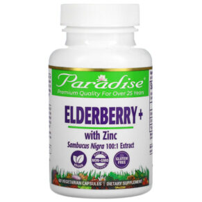 Paradise Herbs Earth's Blend Elderberry+ + Zinc 60 viên 601944778903