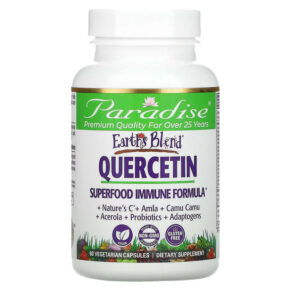 Paradise Herbs Earth's Blend Quercetin Superfood Immune Formula 90 viên 601944778927