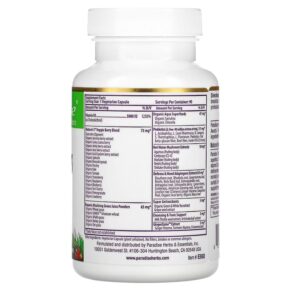 Paradise Herbs Earth's Blend Vitamin D3 5.000 IU 90 Vegetarian Capsules 601944778682