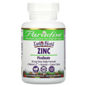Paradise Herbs Earth's Blend Zinc Picolinate 90 viên 601944778910