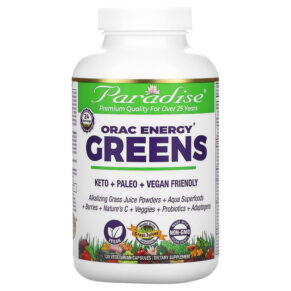 Paradise Herbs ORAC Energy Greens 120 viên 601944778033