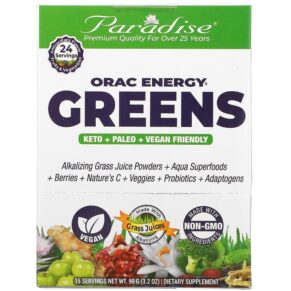 Paradise Herbs ORAC Energy Greens 15 gói 6 g 601944777791