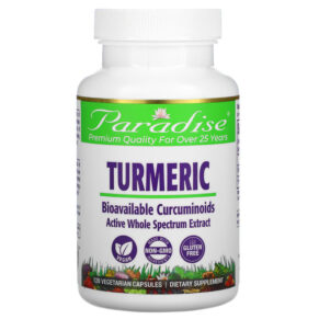 Paradise Herbs Turmeric 250 mg 120 viên 601944777623