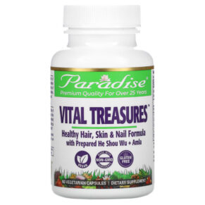 Paradise Herbs Vital Treasures Hair Skin & Nails 60 viên 601944777197