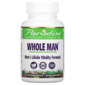 Paradise Herbs Whole Man Men's Libido Vitality Formula 60 viên 601944777050