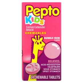 Pepto Bismol Kids Pepto Bubble Gum 24 viên 301490039663