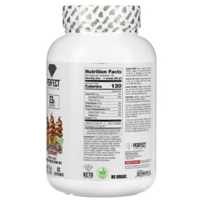 Perfect Sports Vegan Diesel 100% Plant-Based Protein Blend Chocolate Ice Cream 1.5 lb (700 g) 3 Perfect Sports Vegan Diesel 100% Plant-Based Protein Blend Chocolate Ice Cream 1.5 lb (700 g) 699097754882