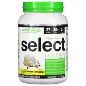 PEScience Vegan Series Select Protein Vanilla Indulgence 26.7 oz (756 g) 040232199875