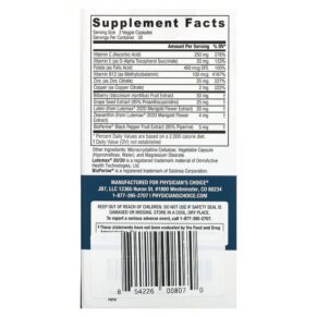 Physician's Choice Areds2 Based Formula 60 Veggie Capsules 854226008070