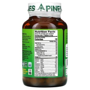 Pines International Wheat Grass 500 mg 250 Tablets 043952000025