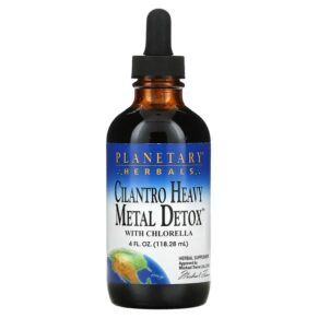Planetary Herbals Cilantro Heavy Metal Detox + Chlorella 4 fl oz (118.28 ml) 021078106586