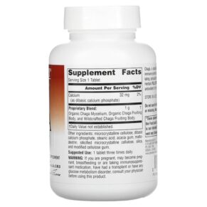 Planetary Herbals Full Spectrum Chaga 1.000 mg 60 Tablets 021078106661