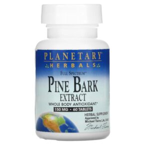 Planetary Herbals Full Spectrum Pine Bark Extract 150 mg 60 viên 021078105817