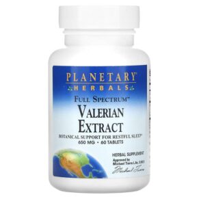 Planetary Herbals Full Spectrum Valerian Extract 650 mg 60 viên 021078104070