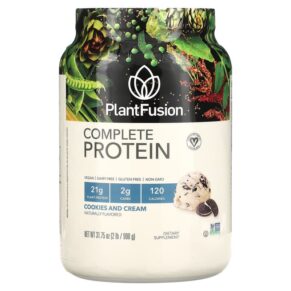 PlantFusion Complete Protein Cookies & Cream 2 lb (900 g) 890985001990