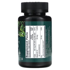PlantFusion Vegan Complete Iron 25 mg 90 Vegan Capsules 840052400126