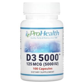 ProHealth Longevity D3 5000 125 mcg (5000 IU) 100 viên 850023410238