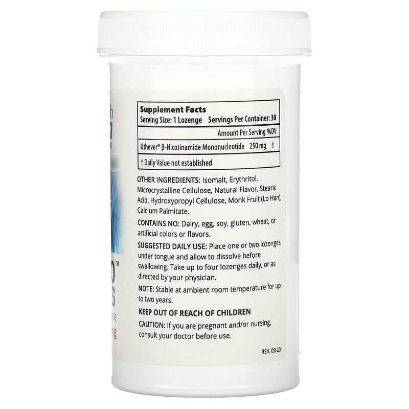 ProHealth Longevity NMN Pro Lozenges 250 mg 30 Lozenges 8 Thành phần vi chất ProHealth Longevity NMN Pro 250 mg 30 viên 850023410023