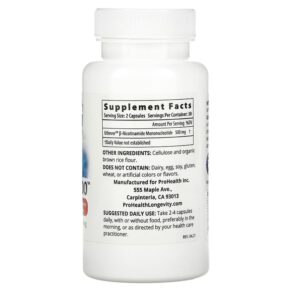 ProHealth Longevity NMN Pro 500 250 mg 60 Capsules 850023410672