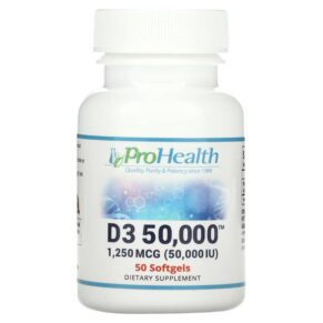 ProHealth Longevity Vitamin D3 50.000 1.250 mcg (50.000 IU) 50 viên 850023410153