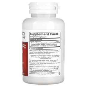 Protocol for Life Balance Curcumin PC With Meriva 60 Veg Capsules 707359146426