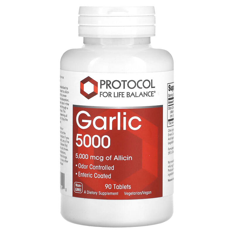 Protocol for Life Balance Garlic 5000 5.000 mcg 90 Tablets 1 Protocol for Life Balance Garlic 5000 5.000 mcg 90 viên 707359118140