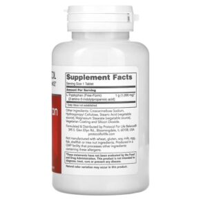 Protocol for Life Balance L-Tryptophan 1.000 mg 60 Tablets 707359101692