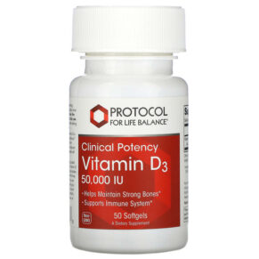 Protocol for Life Balance Vitamin D3 Clinical Potency 50.000 IU 50 viên 707359103788
