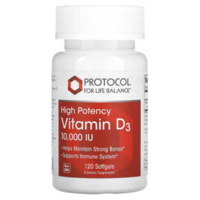 Protocol for Life Balance Vitamin D3 High Potency 10.000 IU 120 viên 707359103764