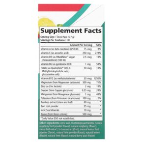 Pure Essence Ionic-Fizz Magnesium Plus Raspberry Lemonade 30 Packets 0.2 oz (5.7 g) Each 659670031120