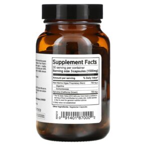 Pure Planet Red Marine Algae Plus 90 Vegetarian Capsules 3 Pure Planet Red Marine Algae Plus 90 Vegetarian Capsules 091401870002