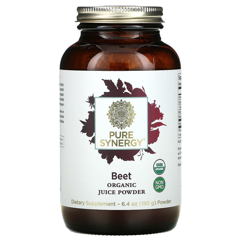 Pure Synergy Organic Juice Powder Beet 6.4 oz (180 g) 1 Pure Synergy Organic Juice Powder Beet 6.4 oz (180 g) 852971004187