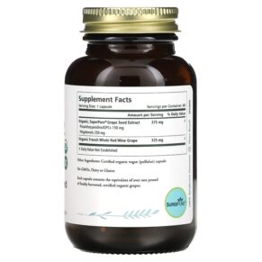 Pure Synergy Super Pure Grape Seed Organic Extract 60 Capsules 3 Pure Synergy Super Pure Grape Seed Organic Extract 60 Capsules 852971004675