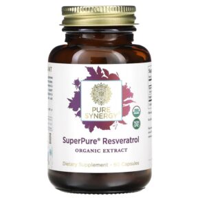 Pure Synergy Super Pure Resveratrol Organic Extract 60 viên 852971004668