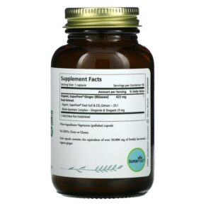 Pure Synergy SuperPure Ginger 60 Capsules 852971004705